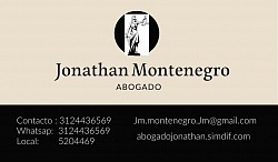 Abogado Jonathan montenegro